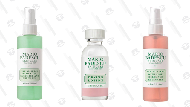 25% Off Mario Badescu | Discount Applied at Checkout | UltaMario Badescu Facial Spray With Aloe, Cucumber, and Green Tea | $9 | UltaMario Badescu Drying Lotion | $13 | UltaMario Badescu Facial Spray With Aloe, Herbs, and Rosewater | $9 | Ulta